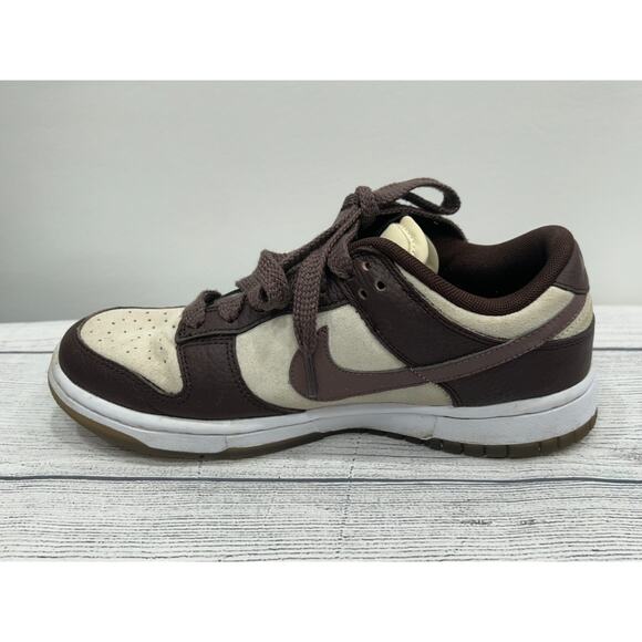 Nike Womens Dunk Low Coconut Milk Plum Eclipse Sneaker Shoe‎ FJ4734-100 Size 7 - Picture 6 of 12